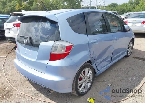 2009 Honda Fit Sport из США, поврежденный, VIN JHMGE88649S042484